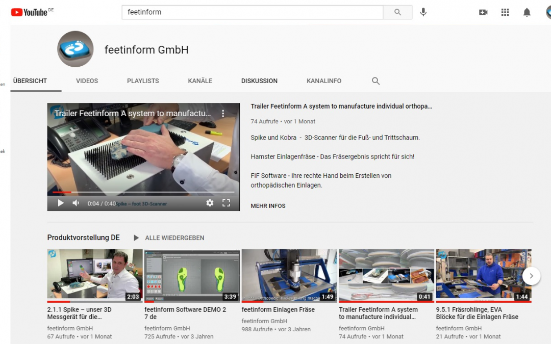 feetinform – YouTube-Kanal